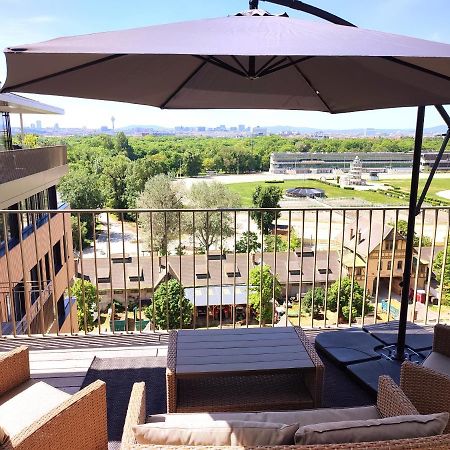 Panorama Apartment Vienna - Free Parking, Sauna & Fitness Bagian luar foto